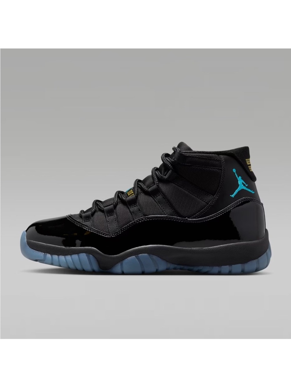 NEW! Nike Air Jordan 11 Retro GS - Black/Gamma Blue/Varsity Maize size 4.5
